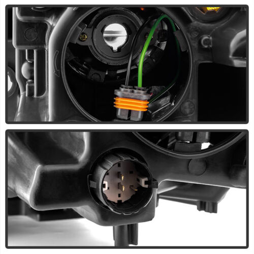 2013-2016 Dodge Dart Halogen w//Black Bezel Replacement Headlights Passenger Side