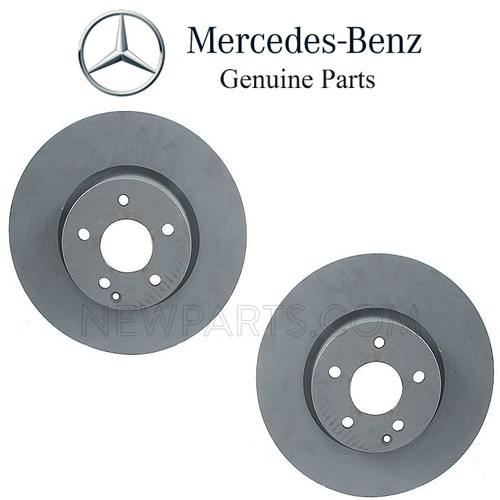 For Mercedes W212 C207 W205 C Class Front Brake Pad Set /& 2 Disc Rotors Genuine