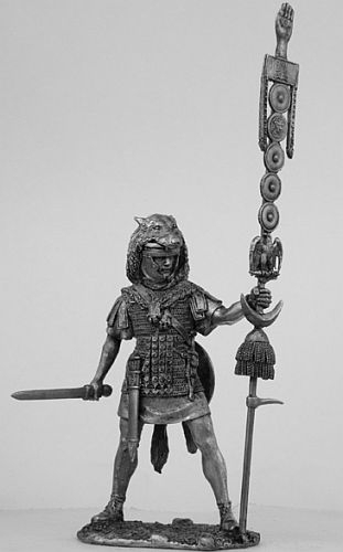 Rome Signifer in battle,lead soldier,unpainted,hand made,collectable,rare