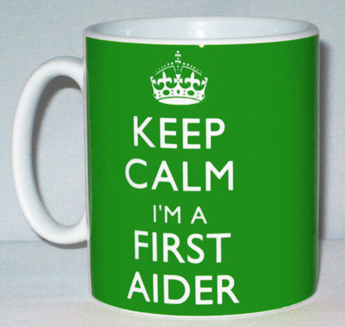 Keep Calm I/'m A First Aider Mug Can Personalise Funny St John/'s Paramedic Gift