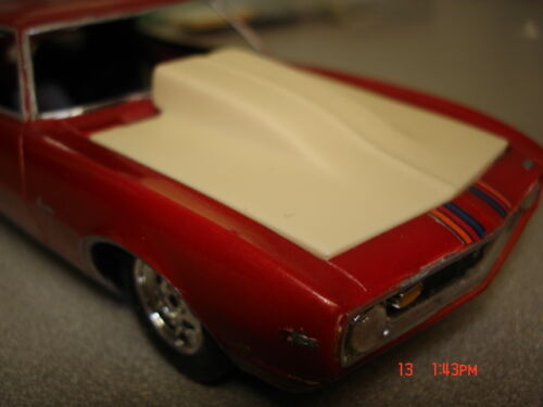 Details about   AMT 1/25 scale 67-68 Chevy Camaro Resin Cast Big Cowl Hood 