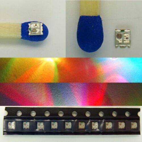 SMD LED 0805 RGB schnell Blinkend Multi Color Rainbow schneller Farbwechsel