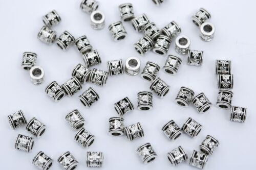 20/50/100x Tibetan Silver Metal Loose Tube Spacer Beads Jewelry Making Charms BL 