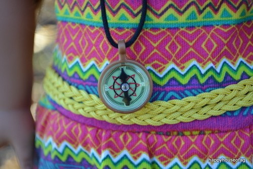 American Girl Doll Lea Clark Girl of the Year 2016 Compass Meet Necklace ONLY