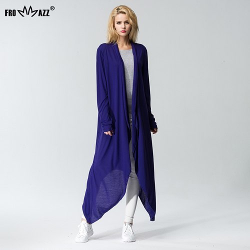 FROMMAZZ 2018 New Women/'s Fashion Spring Autumn Long Trench Coat Full Sleeve