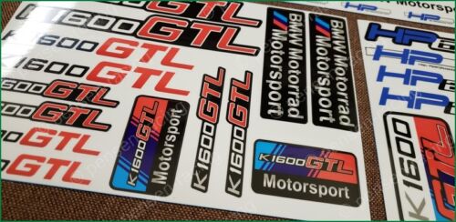 R1600GTL HP6 BMW Motorrad Motorsport Laminated Decals Stickers Kit r1600gtl