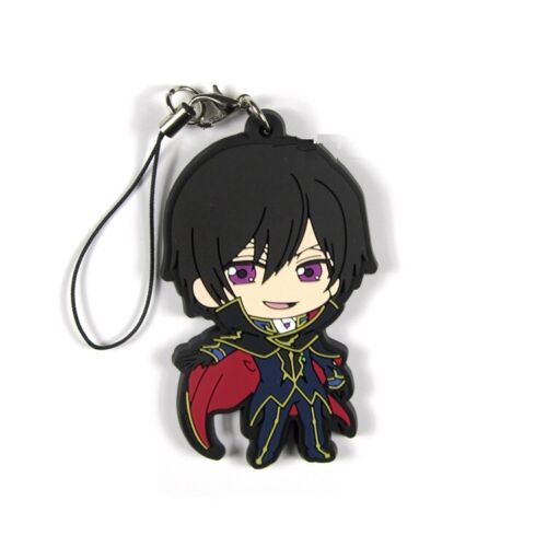 Code Geass Lelouch of the Rebellion CC Keychain Keyring Anime Rubber Strap Charm