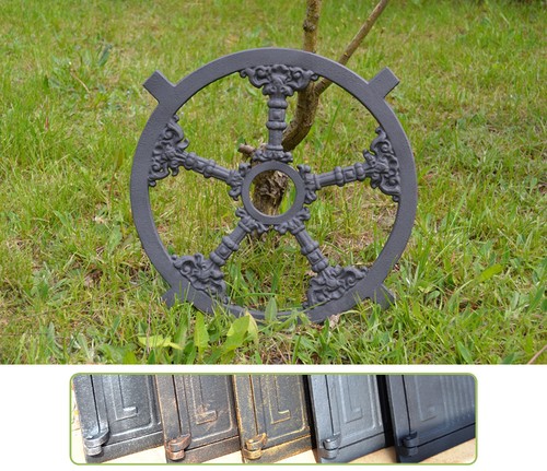 ⌀39cm New Antique Round Cast Iron Window Frame BUY DIRECTLY-KK104 6 Colors !