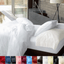 Polycotton Dyed Fitted Bed Sheet Single Double King Super King 4Ft Pillowcases