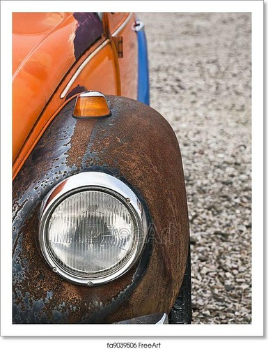 Wall Art Vw Beetle Art//Canvas Print Home Decor Poster