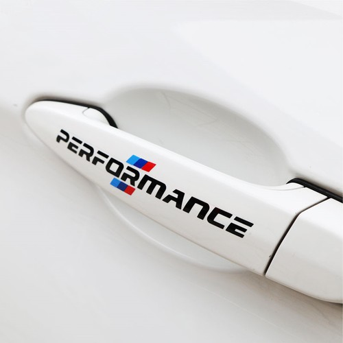 4 Pcs Black M Sports Decal Car Door Handle Sticker For BMW E46 E60 E90 X3 X5 X6