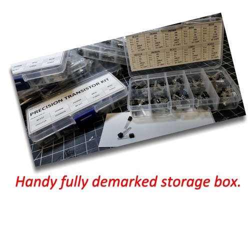 200pcs NPN PNP 10 Value Precision Transistor Assortment Kit