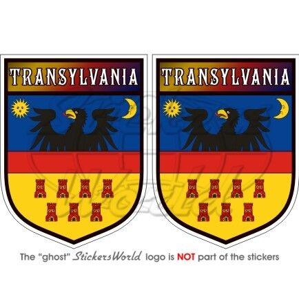 Transylvanie Schild Siebenbürgen Rumänien Vinyl Autocollant aufkleber 75 mm x2