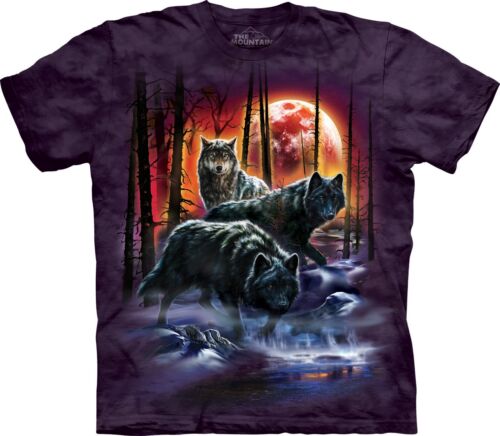 Fire /& Ice Wolves T Shirt Adult Unisex The Mountain