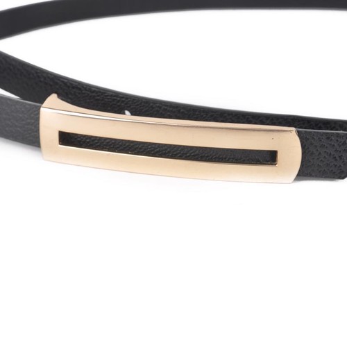Simple élégant Ceinture pour Femmes Boucle en Métal Classique Réglable à la taille ceintures