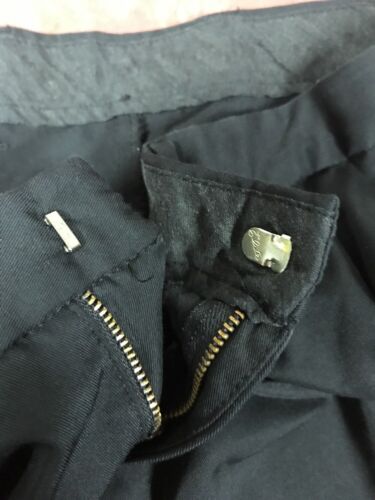 Edwards Men's Black Dress Pants Trousers 30 X 30 100% Polyester Excellent 