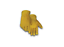 Golden Stag Gold Buffalo Keystone Thumb Black Fleece Lined Gloves Size:M XL 