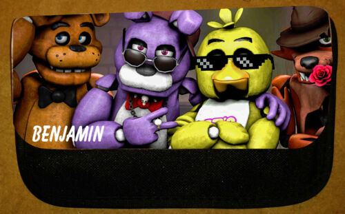 Include Name Boys//Girls Personalised Five Nights at Freddy/'s FNaF Pencil Case