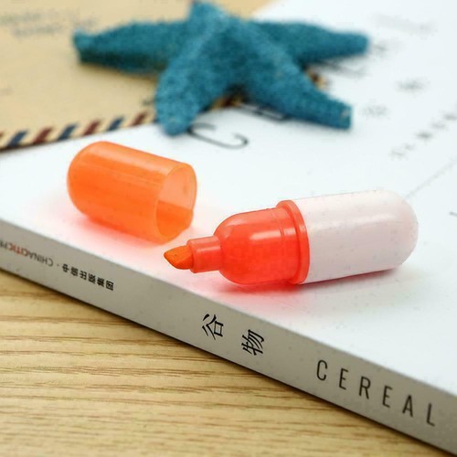 5 STÜCKE Nette Textmarker Fluorescent Maker Stift Büro Schule Schreibwaren A4P1