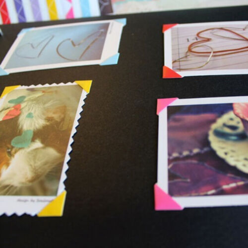 102//408 Pcs Self-Adhesive Photo Corner Stickers Scrapbook Album Essential Carft
