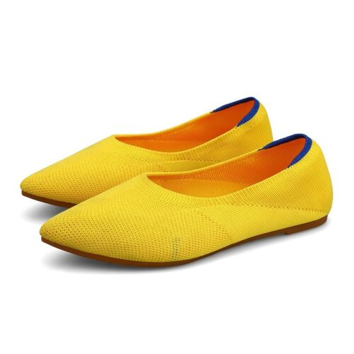 Details about  / Womens Pumps Pointed Casual Flat Old Beijing Cloth Shoes Diving Slip-On LF00