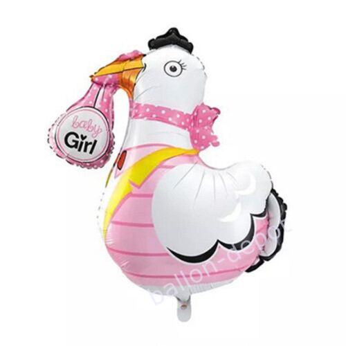 Ø45cm Folienballon IT/'S A GIRL Mädchen Baby Shower Party Geburt Luftballon rosa
