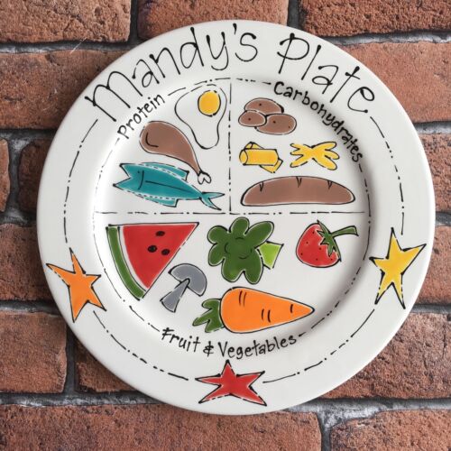 Personalised Children Child Healthy Eating Plate Unique COMPLETELY FOODSAFE 
