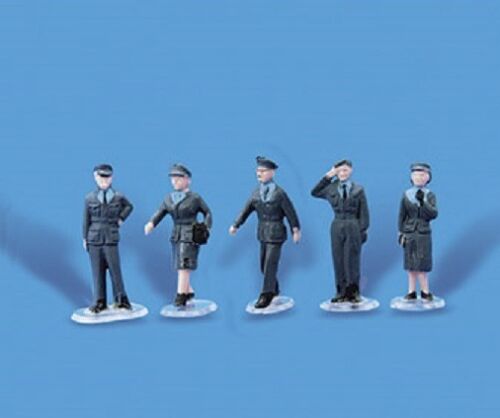 1st Class Post Modelscene 5118 RAF Personnel x 5 /'00/' Gauge = 1//76th Scale
