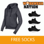 FREE SOCKS STEEL Snickers 2806 Womens Full Zip Work Hoodie Sweatshirt