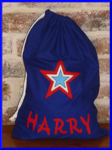 STAR PERSONALISED  LIBRARY BAG //TOY BAG