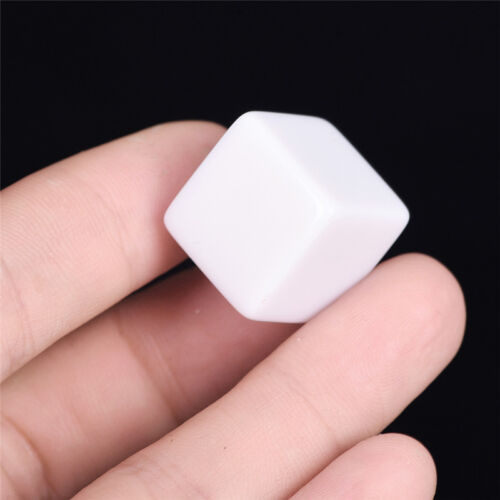 10pcs 16mm blank white can write dice counting cubes square gaming dice ODUS