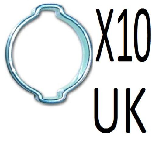 NEW 10 x Double ear crimp clamp 20mm-23mm hose O clips water