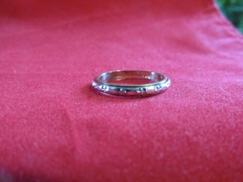 Unisex 10k Gold Filled Sterling Fashion Ring Made In USA Sz 6 7 8 12 