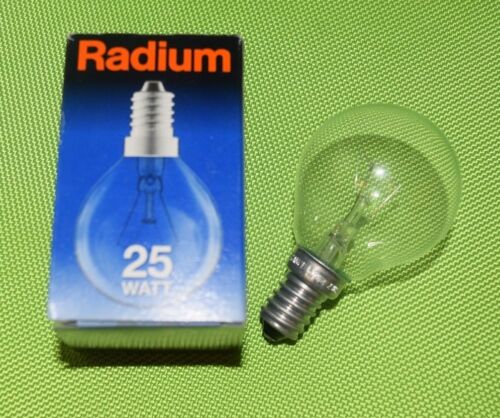 Radium Glühlampe Tropfenlampe 25W E14 klar 210lm 926