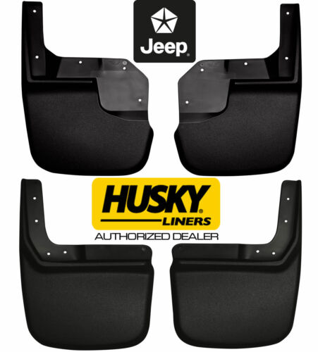 HUSKY Mud Guards Flaps for JEEP WRANGLER JK /& WRANGLER UNLIMITED Front and Rear