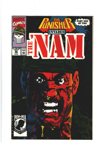 The /'Nam #52 VF//NM 9.0 Marvel Comics Vietnam War 1991 Punisher pt.1