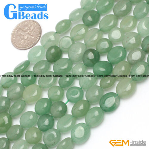 Natural 9x12mm Freeform Potato Nugget Gemstone Beads For Jewelry Making In Bulk
