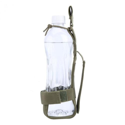Nylon Water Bag Waist Belt Water Bottle Holder Carrier Military MOLLE Pouch 