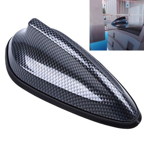 Details about  / New Fin Car Antenna Radio FM Signal Aerial Roof Receiver Accessories Carbon Look