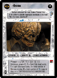 A NEW HOPE LIMITED BB star wars ccg swccg Brainiac Near Mint