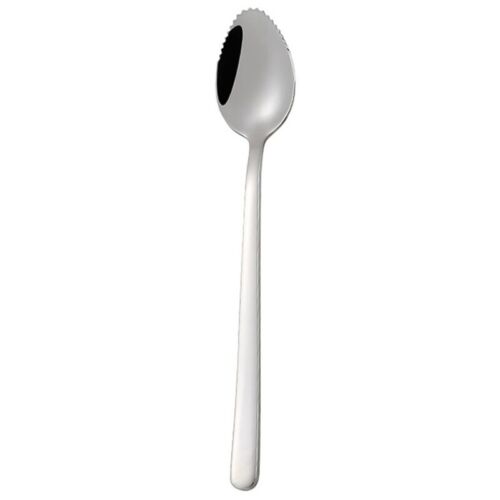 1Pc Thick Stainless Steel Grapefruit Spoon Dessert Spoon Serrated useable Sotds 