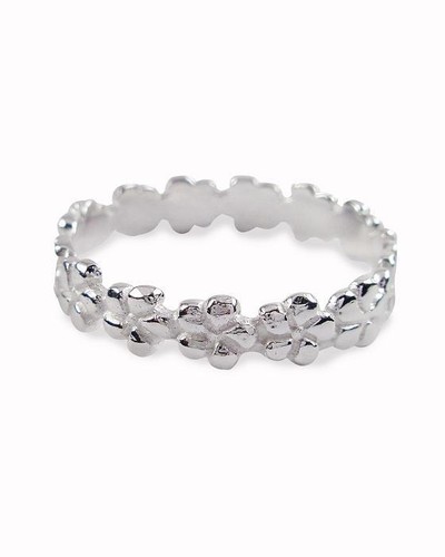 Sterling Silver Fitted Toe RingHawaiian Island Lei