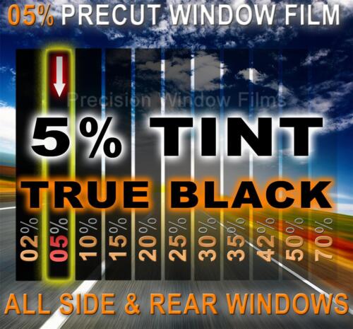 PreCut Window Film 5/% VLT Limo Black Tint for Jeep Wrangler 2 Door 2007-2013