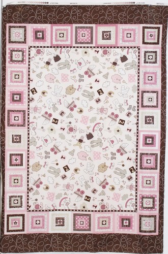 Itty Bitty Girl Baby Panel by Marcus Fabrics btp