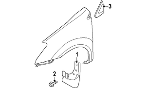 NISSAN 96319JM00A GENUINE OEM FINISH MOLDING