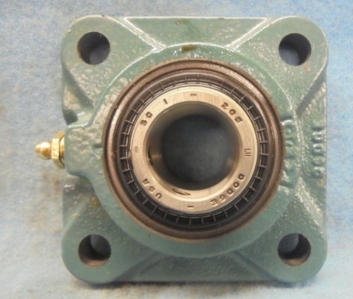 SC 1 205 1/" BORE DODGE 124103 4-BOLT FLANGE BEARING F4B-SC-100 3.75/" L