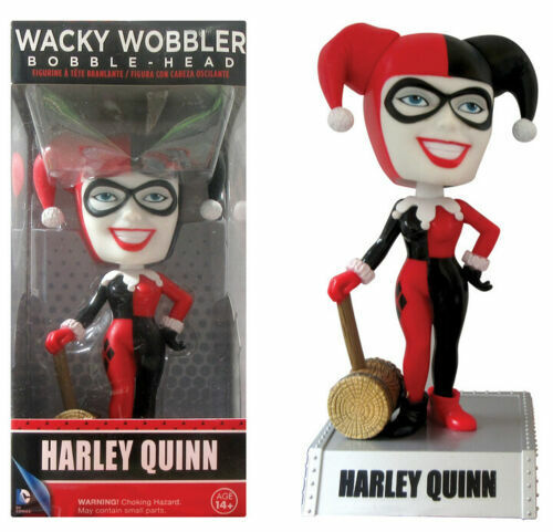 One Wacky Wobbler Bobble HeadDC Universe Harley QuinnCollectibleNew 
