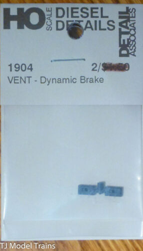 Detail Associates HO #1904 Air Vent Dyn Brake 