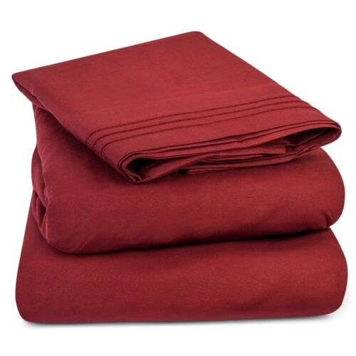 1800 THREAD COUNT 4 PIECE SHEET SET ALL COLORS SIZES 