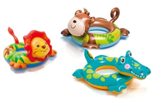Intex 58221 Kinder Deluxe Schwimmring Animals mit Tierkopf 3 Varianten SALE  !!!